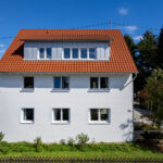 Schwarzkopf Bau Projekt Umbau im Raum Schwäbisch Gmünd Außenansicht eines Mehrfamilienwohnhauses